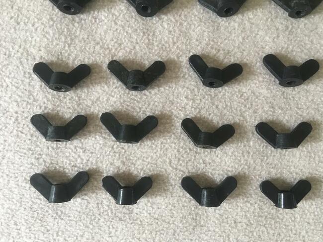 Nakrętka motylkowa M6 100 sztuk