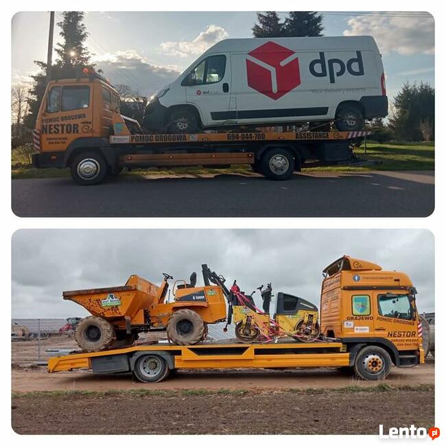 TRANSPORT MASZYN ROLNICZYCH, BUDOWLANYCH I INNYCH