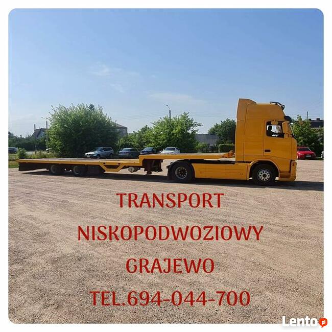 TRANSPORT MASZYN ROLNICZYCH, BUDOWLANYCH I INNYCH