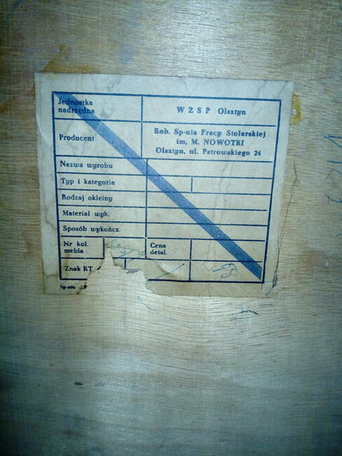 Stylowa biblioteczka lata ‘60