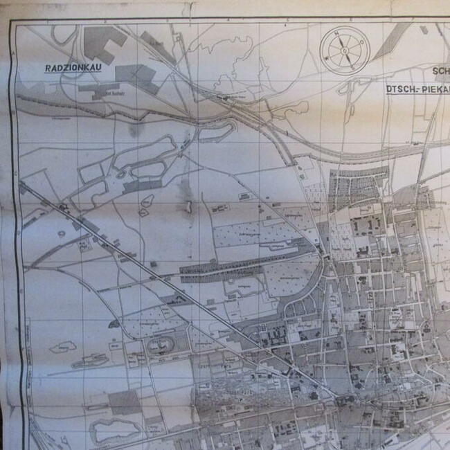 Plan miasta Beuthen (Bytom) 1941