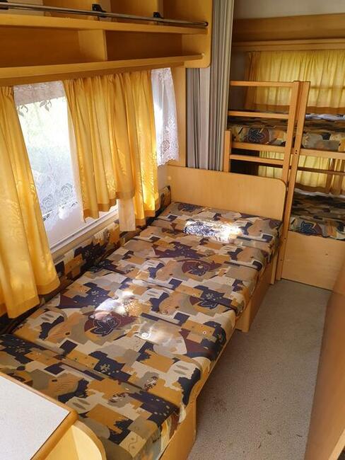 Przyczepka nocleg tani dla pracownika Stróż Biuro Kasa Budow