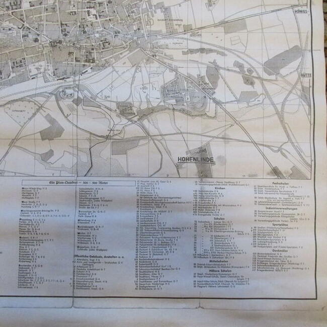 Plan miasta Beuthen (Bytom) 1941