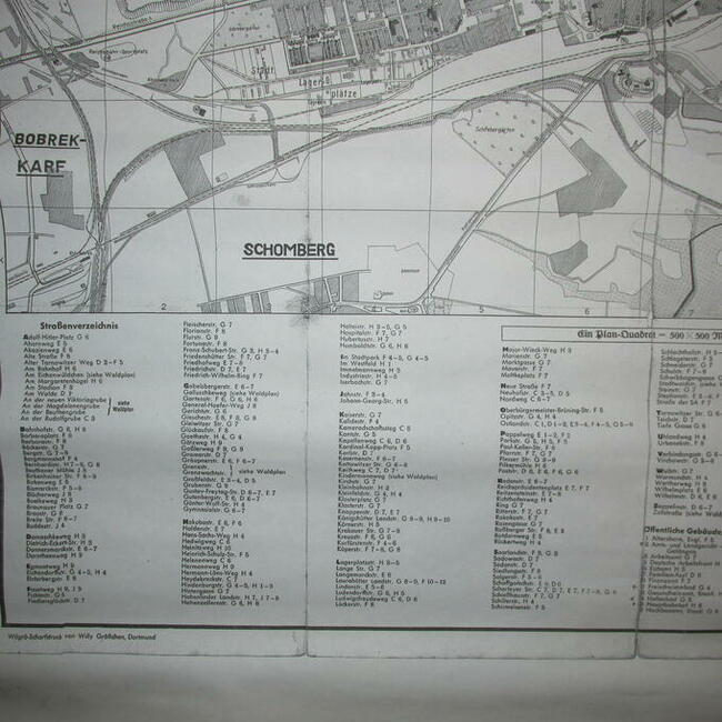 Plan miasta Beuthen (Bytom) 1941