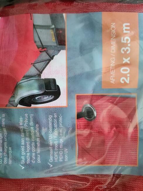 Plandeka do zabezpieczenia ładunku wywrotka plandeki na wywr