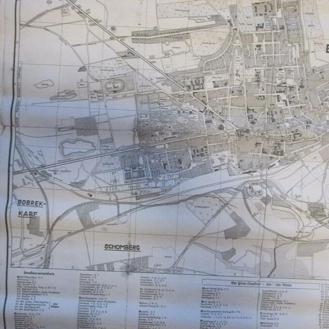 Plan miasta Beuthen (Bytom) 1941