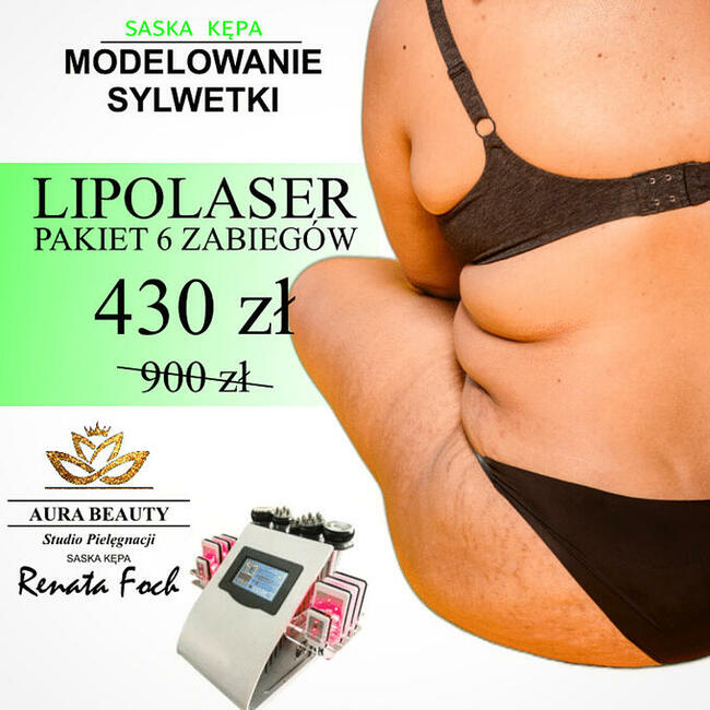 Lipolaser czyli wyszczuplanie ciała, modelowanie sylwetki