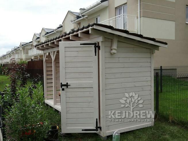 Drewutnia na drewno drewutnia na drzewo schowek narzędziówka