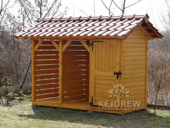 Drewutnia na drewno drewutnia na drzewo schowek narzędziówka