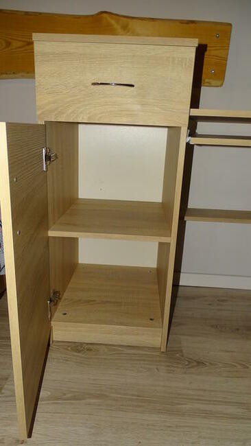 Biurko komputerowe 120cm stolik laptop sonoma