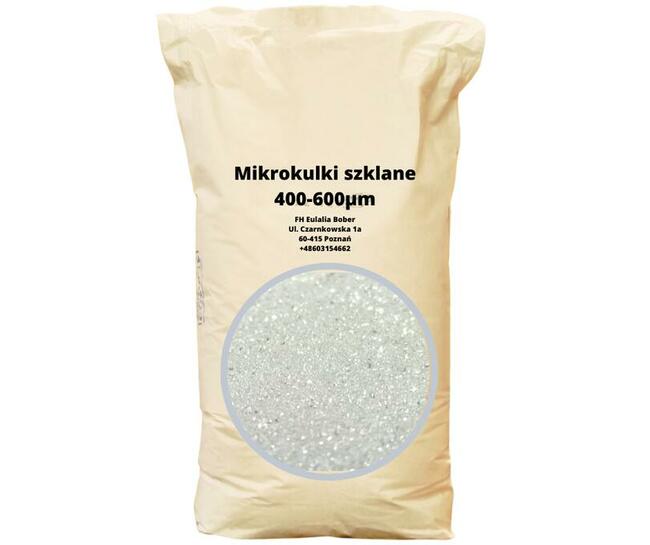 Mikrokulki szklane do piaskowania, szkiełkowania 25 kg