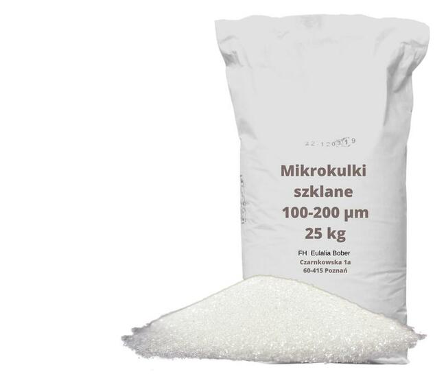 Mikrokulki szklane do piaskowania, szkiełkowania 25 kg