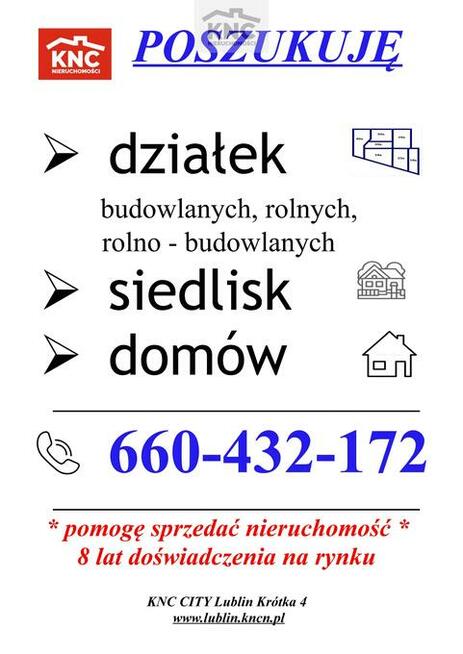 Działka budowlana Franciszków gm. Mełgiew