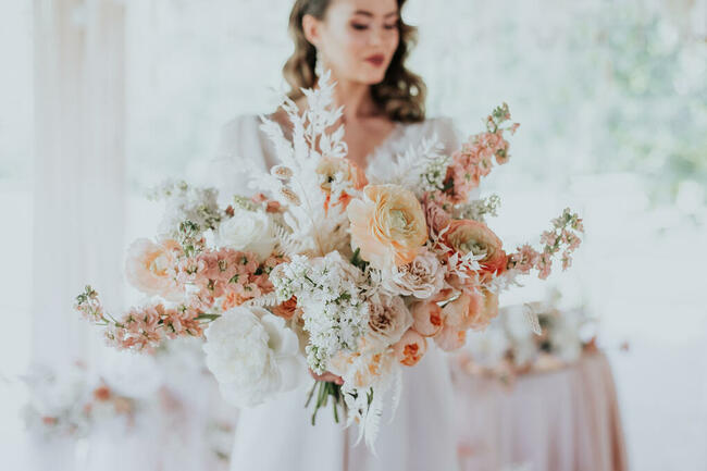 Bukiety ślubne z białych kwiatów