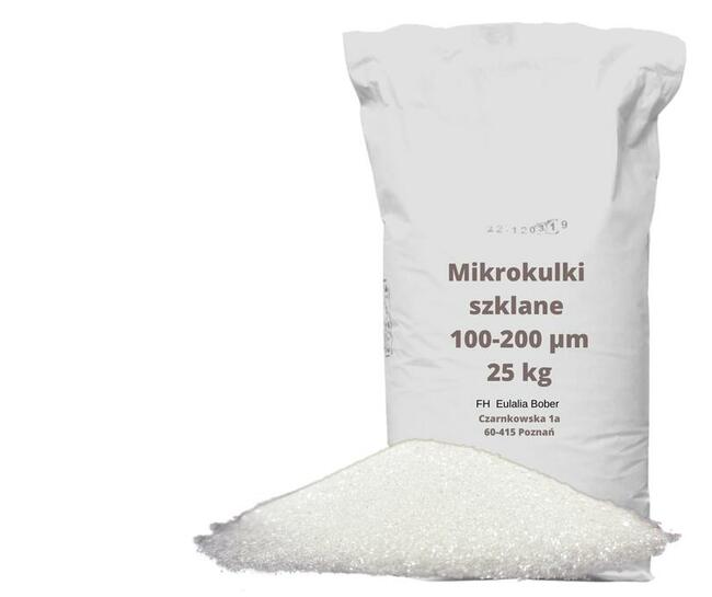 Mikrokulki szklane do piaskowania, szkiełkowania 25 kg