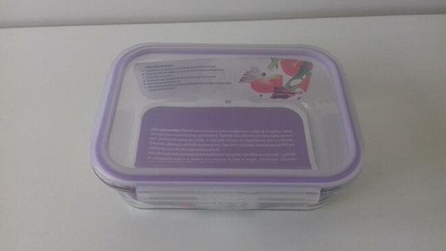 Pojemnik żaroodporny z pokrywą „Click it!”, 1500 ml