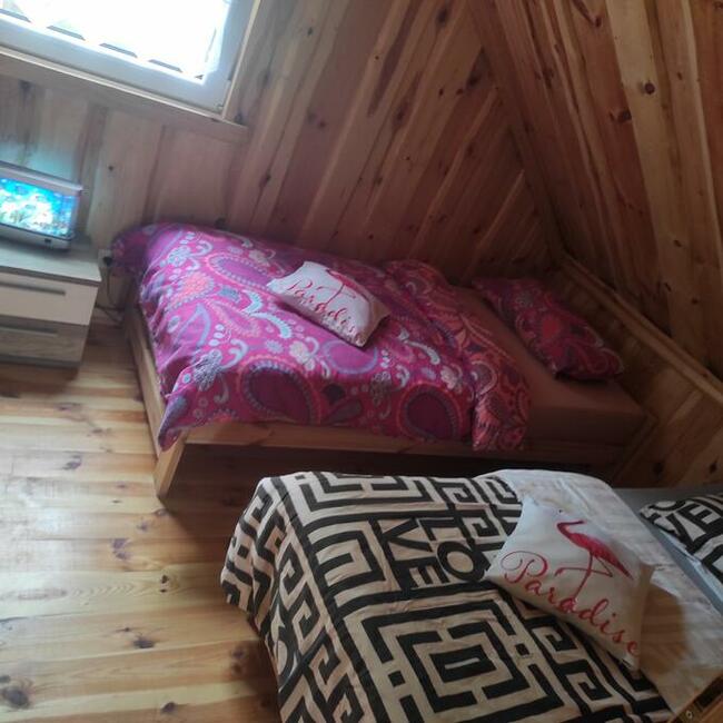 Wynajem domku letniskowego nad jeziorem Skrzyneckim, kuj.-pom