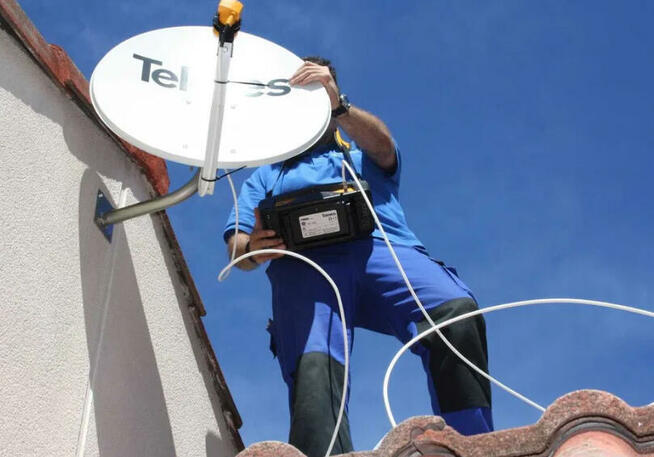 Montaż Anten Satelitarnych Naziemnych D-VBT Ustawianie Anten