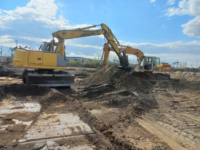 Prace ziemne, usługi koparką kołową , wyburzenia budynków