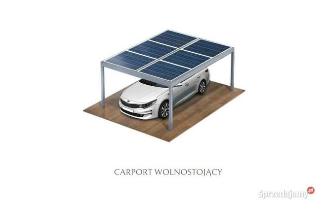 Carporty fotowoltaiczne aluminiowe : projekt i montaż