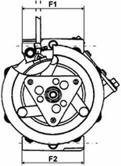 Kompresor , spreżarka klimatyzacji 320-08562 , SD7H15-8203