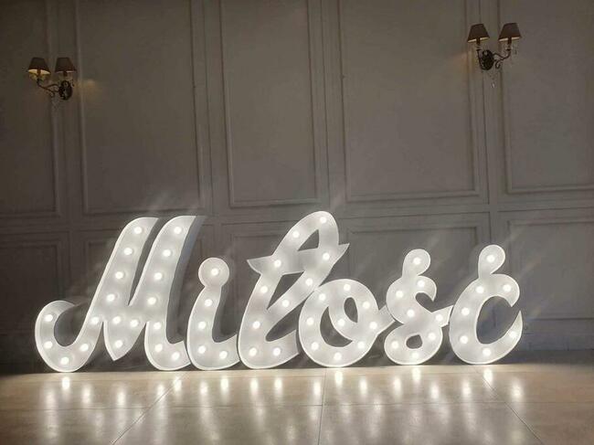 Wynajmę podświetlane napisy led itp. - Kalisz