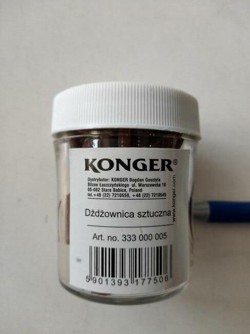 Sztuczne robaki biały czerwony ochotka