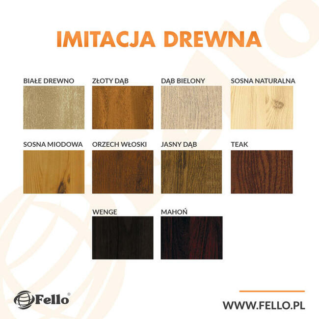 Belka dekoracyjna aluminiowa aluminium taras profil im drewn