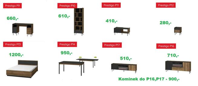 Kolekcja mebli do salonu PRESTIGO - Nowość!
