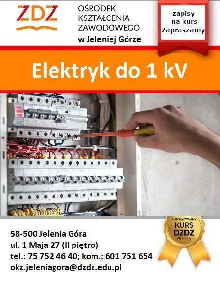Kurs uprawnienia elektryczne Jelenia Góra
