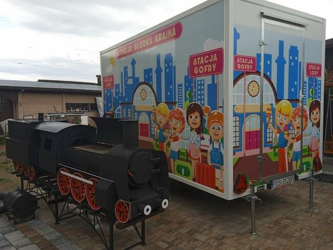 Grill i wędzarnia Lokomotywa 3,8 m tylko 7500 zł