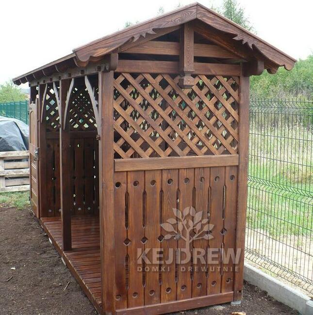 Składzik na drewno wiata zadaszenie drewutnia ogrodowa