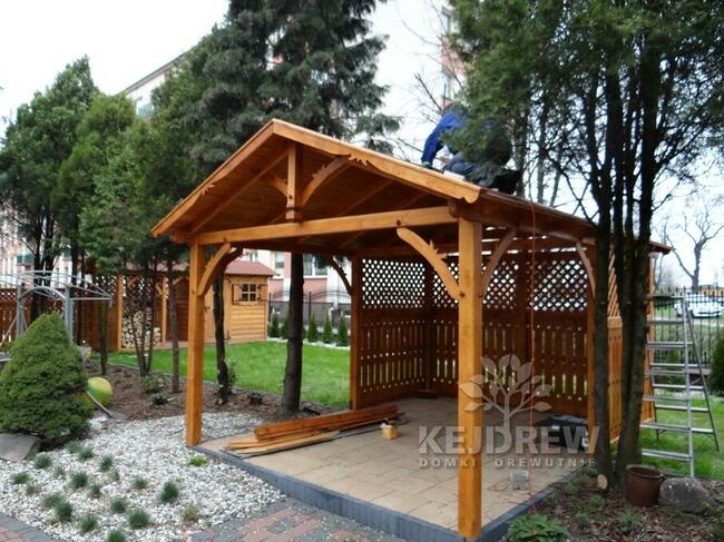 Wiata garażowa carpot zadaszenie na samochód garaż z drewna