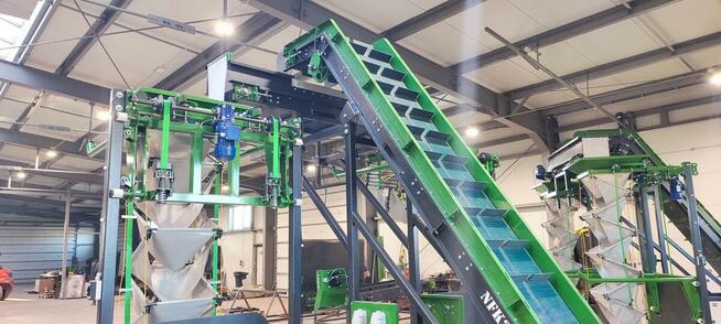 Napełniacz do worków Big Bag MACHINES PIÓRO linia do warzyw