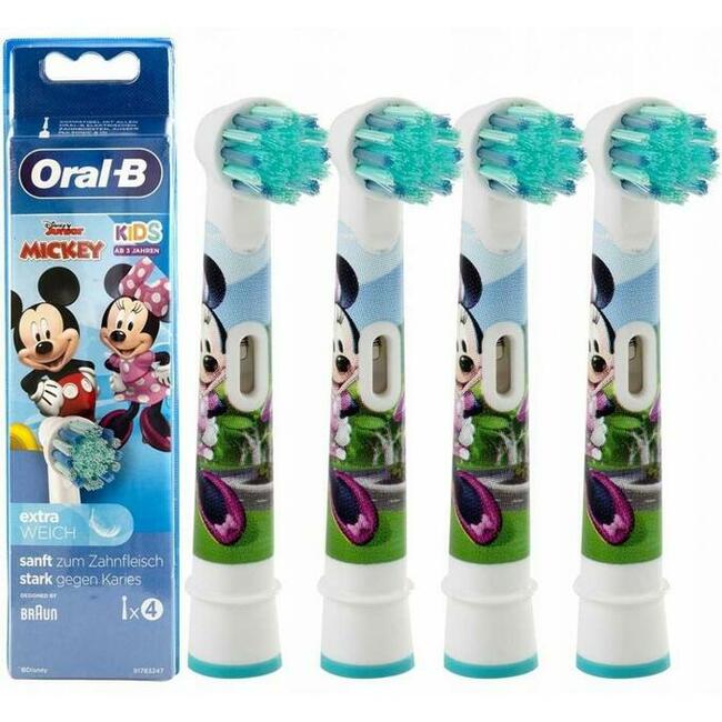 4x Oryginalne Końcówki ORAL-B STAGES Disney Kids MickeyMouse