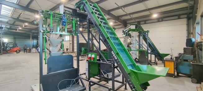 Napełniacz do worków Big Bag MACHINES PIÓRO linia do warzyw