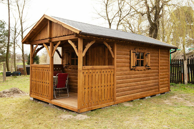 Wiata garażowa carpot zadaszenie na samochód garaż z drewna