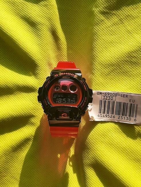 CASIO G-SHOCK GM-6900B-4ER,nowka, gwara,komplet.