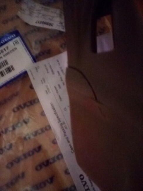 Volvo S60 oslona fotela pasazera BEZOWA!