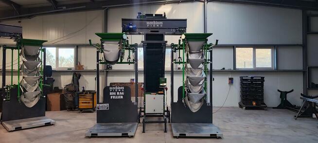 Napełniacz do worków Big Bag MACHINES PIÓRO linia do warzyw