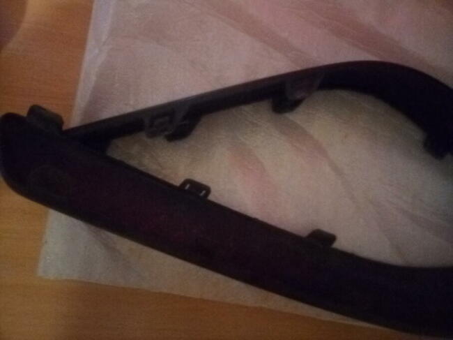 Volvo S60 rok 2006 listwy zderzaka TYŁ!! czarne stan bdb