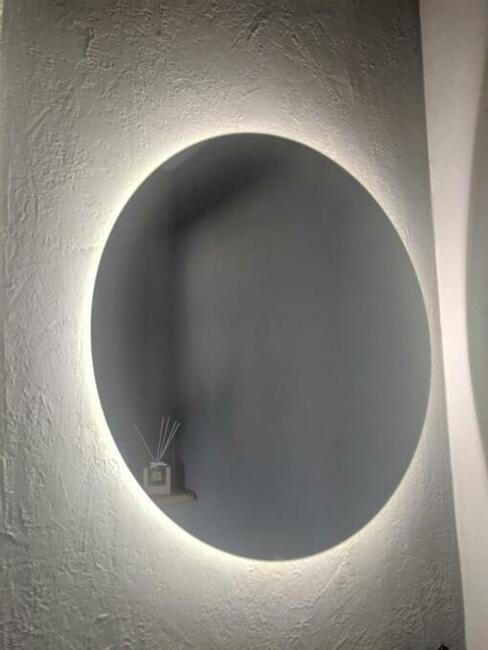 Lustro okrągłe led fi 60 cm wysyłka 24 h