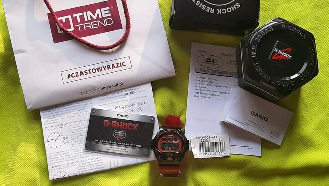 CASIO G-SHOCK GM-6900B-4ER,nowka, gwara,komplet.