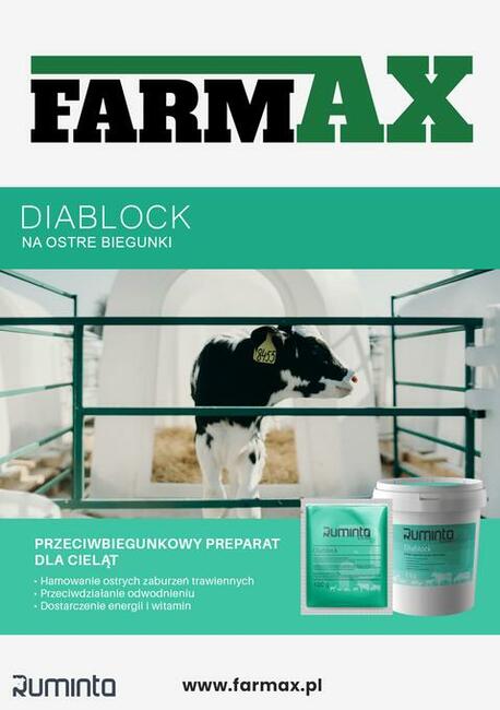 Ruminta Produkt Przeciw Ostrym Biegunkom u Cieląt Jagniąt Ko