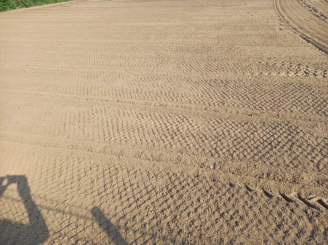 Zakładanie trawnika siew trawy mikrokoniczyna KURÓW