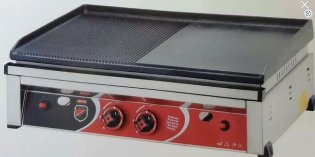 Płyta Grillowa Żeliwo Gazowa Kebab Smażalnik Opiekacz Grill