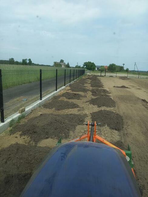 Zakładanie trawnika siew trawy mikrokoniczyna KURÓW