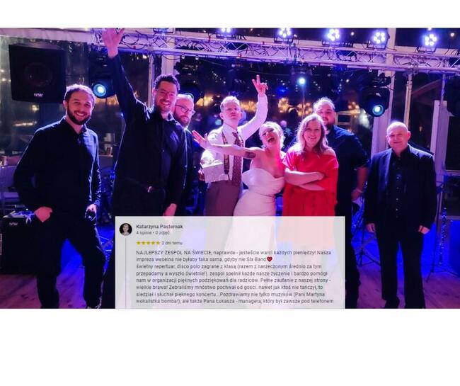 Zespół muzyczny na sylwestra, imprezę firmową 100% na żywo