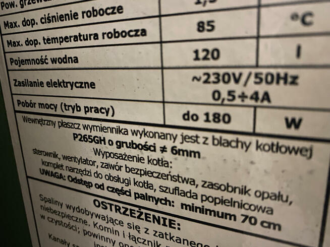piec używany SAS GRO-ECO 23 KW sprzedam ekogroszek