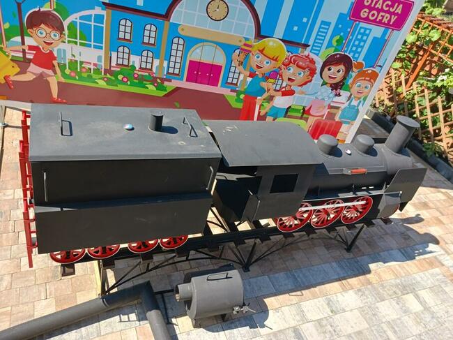 Grill z wędzarnią Lokomotywa 3,8 m